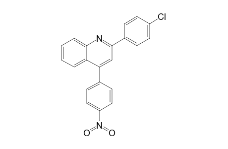 2-(4-Chlorophenyl)-4-(4-nitrophenyl)quinoline
