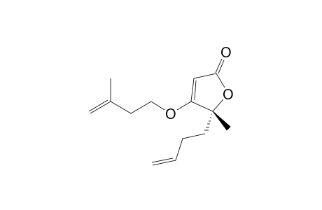 (5R)-5-(But-3-en-1-yl)-4-(3-methylbut-3-en-1-yloxy)-5-methyl-2-oxo-2,5-di-hydrofuran
