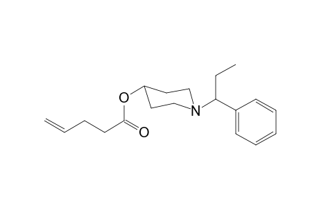1-(1-Phenylpropyl)piperidin-4-yl pent-4-enoate