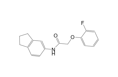 N-(2,3-dihydro-1H-inden-5-yl)-2-(2-fluorophenoxy)acetamide