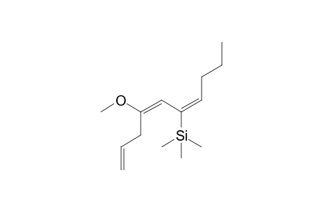 (E,E)-1-Methoxy-1-(2-propenyl)-3-trimethylsilylhepta-1,3-diene
