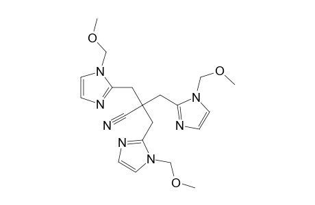1H-Imidazole-2-propanenitrile, 1-(methoxymethyl)-.alpha.,.alpha.-bis[[1-(methoxymethyl)-1H-imidazol-2-yl]methyl]-