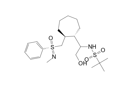 N-[(1S)-2-Hydroxy-1-({(1R,2S)-2-({(S)-N-methylphenylsulfonimidoyl}methyl)cyclohept-1-yl}ethyl]-2-methylpropane-2-sulfonamide