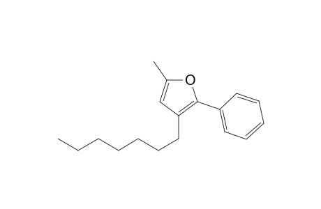 Furan, 3-heptyl-5-methyl-2-phenyl-