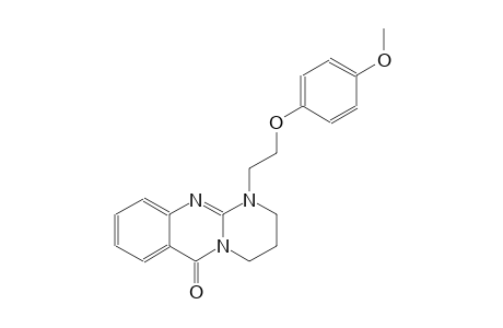 6H-pyrimido[2,1-b]quinazolin-6-one, 1,2,3,4-tetrahydro-1-[2-(4-methoxyphenoxy)ethyl]-