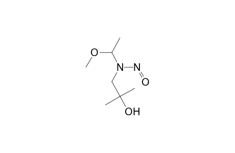 N-Nitroso-N-(2-hydroxy-2-methylpropyl)-1-methoxy-ethylamine