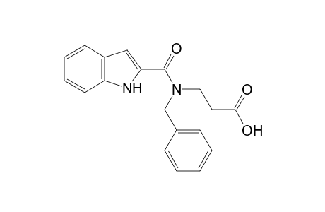 N-benzyl-N-[(indol-2-yl)carbonyl]-beta-alanine