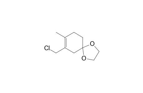 1,4-Dioxaspiro[4.5]dec-7-ene, 7-(chloromethyl)-8-methyl-