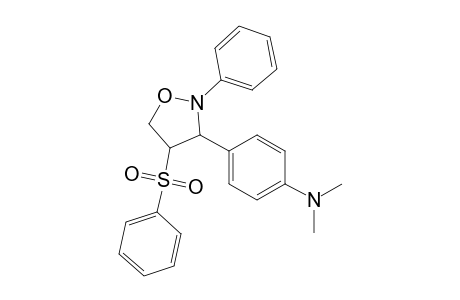 3-[4'-(N,N-Dimethylamino)phenyl]-2-phenyl-4-(phenylsulfonyl)-isoxazolidine