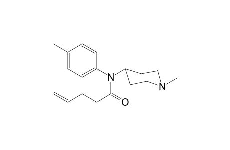 N-(4-Methylphenyl)-N-(1-methylpiperidin-4-yl)pent-4-enamide