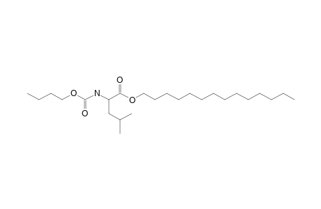 L-Leucine, N-butoxycarbonyl-, tetradecyl ester