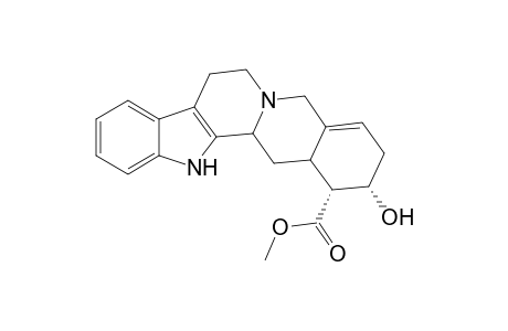 Yohimban-16-carboxylic acid, 19,20-didehydro-17-hydroxy-, methyl ester, (16.alpha.,17.alpha.)-