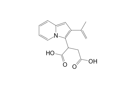 3-[1',2'-bis(Hydroxycarbonyl)ethyl]-2-isopropenylindolizine