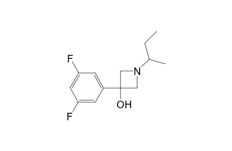 1-sec-butyl-3-(3,5-difluorophenyl)azetidin-3-ol