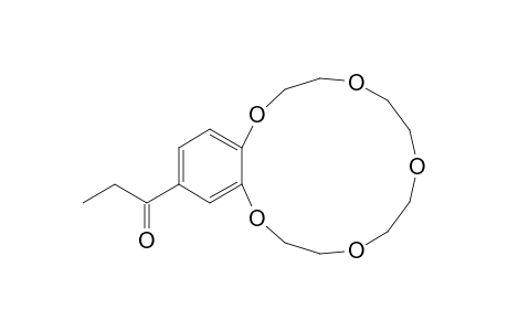 1-(2,5,8,11,14-pentaoxabicyclo[13.4.0]nonadeca-1(15),16,18-trien-17-yl)-1-propanone
