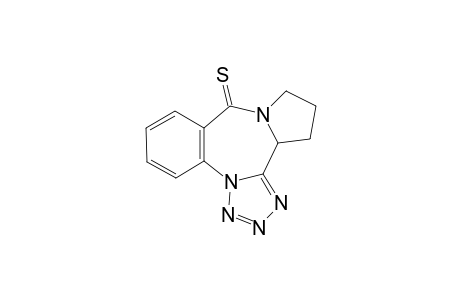 3b,4,5,6-Tetrahydro-5H-pyrrolo-[2,1-c]tetrazolo[1,5-a]-[1,4]benzodiazepin-8-thione