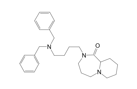 2-[4-(dibenzylamino)butyl]-3,4,5,7,8,9,10,10a-octahydropyrido[1,2-a][1,4]diazepin-1-one
