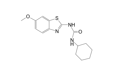 N-cyclohexyl-N'-(6-methoxy-1,3-benzothiazol-2-yl)urea