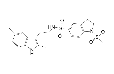 N-[2-(2,5-dimethyl-1H-indol-3-yl)ethyl]-1-mesyl-indoline-5-sulfonamide