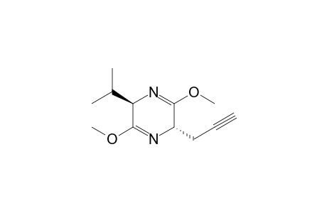 (2R,5S)-2-Isopropyl-3,6-dimethoxy-5-prop-2-ynyl-2,5-dihydro-pyrazine