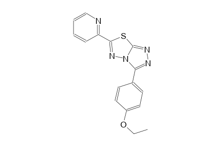 3-(4-ethoxyphenyl)-6-(2-pyridinyl)[1,2,4]triazolo[3,4-b][1,3,4]thiadiazole