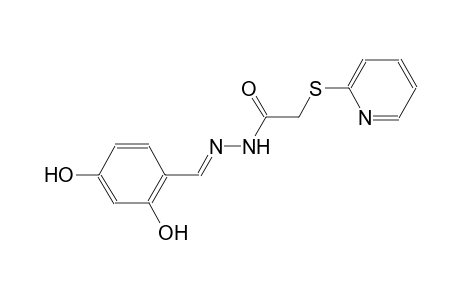 N'-[(E)-(2,4-dihydroxyphenyl)methylidene]-2-(2-pyridinylsulfanyl)acetohydrazide