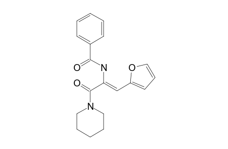 N-[2-(FURAN-2-YL)-1-(PIPERIDINE-1-CARBONYL)-VINYL]-BENZAMIDE