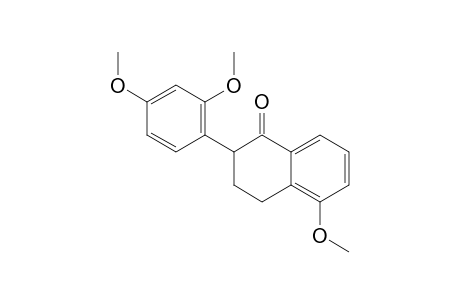 2-(2,4-Dimethoxyphenyl)-5-methoxy-3,4-dihydro-naphthalen-1(2H)-one