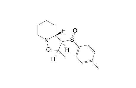 endo-4-p-Tolylsulfinyl-3-methylpiperidino[1,2-b]isoxazolidine