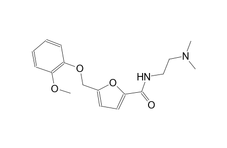 N-[2-(dimethylamino)ethyl]-5-[(2-methoxyphenoxy)methyl]-2-furamide
