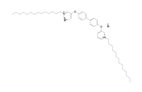 3,3'-[biphenyl-4,4'-diylbis(oxy)]bis(1-tetradecylpyridinium) dibromide