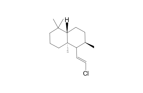 (4aR,6R,8aS)-5-[(E)-2-chloroethenyl]decahydro-1,1,4a,6-tetramethylnaphthalene