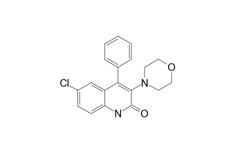 6-CHLORO-3-MORPHOLIN-4-YL-4-PHENYL-2-(1H)-QUINOLONE