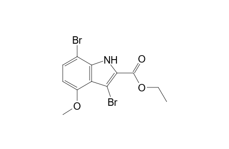 Ethyl 3,7-dibromo-4-methoxyindole-2-carboxylate