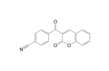 Benzonitrile, 4-[(2-oxo-2H-1-benzopyran-3-yl)carbonyl]-