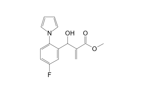 Methyl 2-[1-hydroxy-1-{5-fluoro-2-(1H-pyrrol-1-yl)phenyl}methyl]propenoate