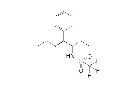 N-[1-ethyl-2-phenyl-pent-2-enyl]-1,1,1-trifluoro-methanesulfonamide