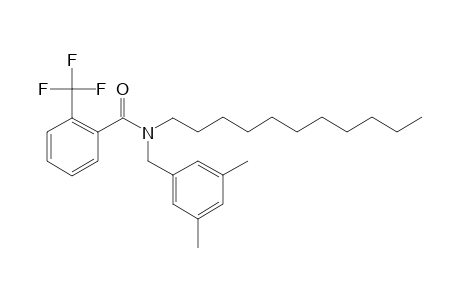 Benzamide, 2-trifluoromethyl-N-(3,5-dimethylbenzyl)-N-undecyl-