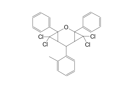 4,4,8,8-tetrachloro-6-(2-methylphenyl)-1,3-diphenyl-2-oxatricyclo[5.1.0.0~3,5~]octane