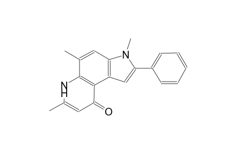 9H-pyrrolo[3,2-f]quinolin-9-one, 3,6-dihydro-3,5,7-trimethyl-2-phenyl-