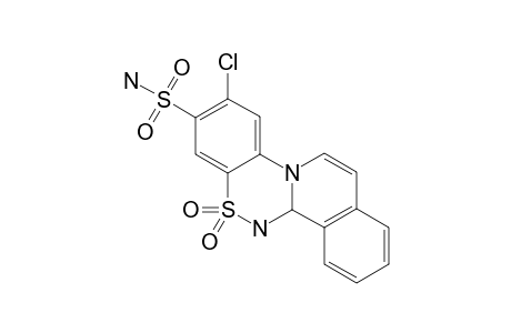 9-Chloro-8-sulfamoyl-4b,5-dihydroisoquino[1,2-c]-(1,2,4)-benzothiadiazine - 6,6-dioxide