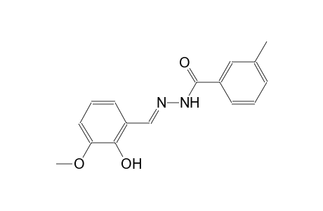 N'-[(E)-(2-hydroxy-3-methoxyphenyl)methylidene]-3-methylbenzohydrazide