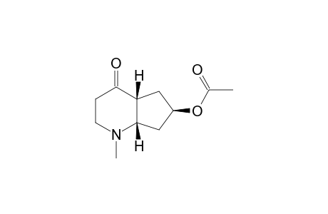 1'-Methyl-4-oxooctahydro-cyclopenta[1]pyridin-6-yl acetate