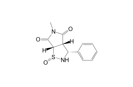 2H-Pyrrolo[3,4-d]isothiazole-4,6(3H,5H)-dione, dihydro-5-methyl-3-phenyl-, 1-oxide, (3.alpha.,3a.beta.,6a.beta.)-