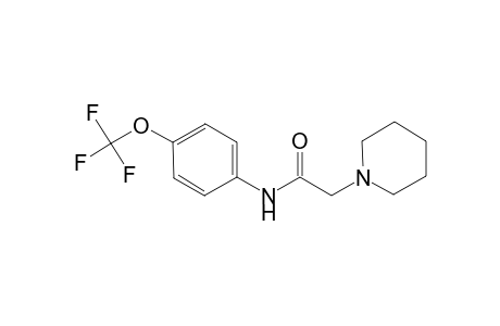 2-(1-Piperidinyl)-N-[4-(trifluoromethoxy)phenyl]acetamide