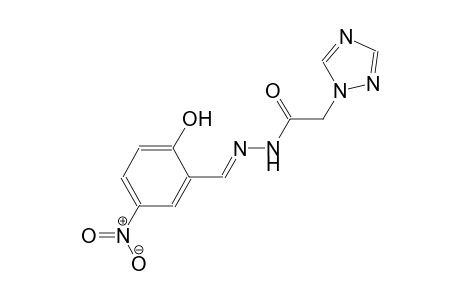 N'-[(E)-(2-hydroxy-5-nitrophenyl)methylidene]-2-(1H-1,2,4-triazol-1-yl)acetohydrazide
