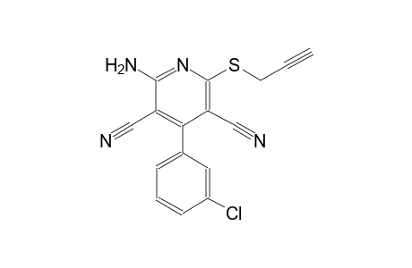 2-amino-4-(3-chlorophenyl)-6-(2-propynylsulfanyl)-3,5-pyridinedicarbonitrile