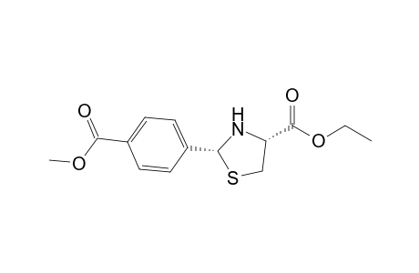 (R,S)-Ethyl 2-[4-(methoxycarbonyl)phenyl]thiazolidine-4-(R)-carboxylate