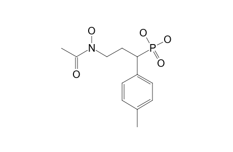 3-(N-HYDROXYACETAMIDO)-1-PARA-TOLYLPROPYLPHOSPHONIC-ACID