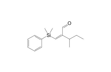(2Z)-2-[[dimethyl(phenyl)silyl]methylene]-3-methyl-pentanal
